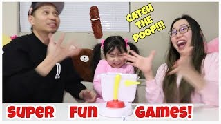 CATCH THE POOP CHALLENGE! SUPER FUN GAME! FEAT. FLUSHIN’ FRENZY | TheGarcias screenshot 5