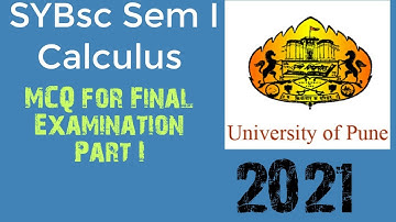 01-MCQ Sybsc Calculus University of Pune 2021