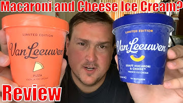 Review: Van Leeuwen Kraft Macaroni and Cheese Ice Cream Feat. Pizza Ice Cream (Sort Of)