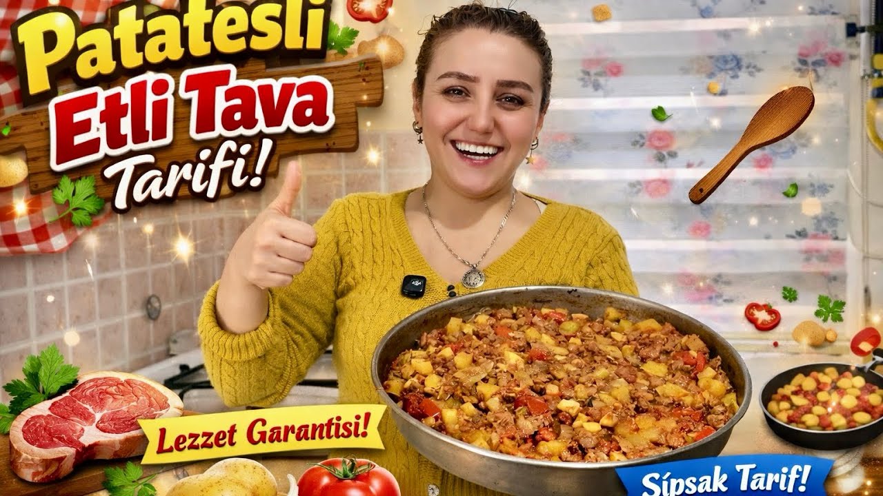 Patatesli Etli Tava Tarifi 🔥 Lezzet Garantili! Lokum Gibi Yumuşacık