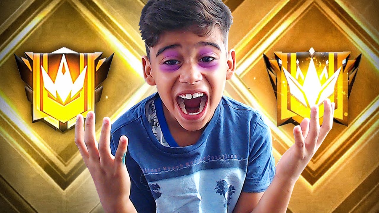 MEU IRMÃOZINHO JOGOU POR 24 HORAS SEM PARAR ATÉ PEGAR DESAFIANTE NO FREE FIRE! 😍