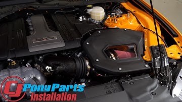 2018-2023 Mustang GT Roush Cold Air Intake Kit Installation