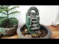 How to make beautiful amazing cemented waterfall fountain water fountain