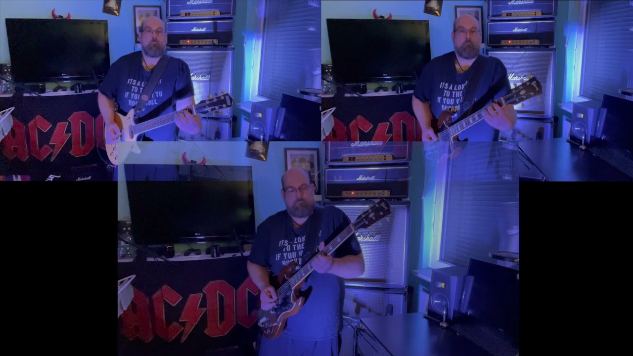 AC/DC's Live Wire Guitar Cover On a Backing Track - YouTube