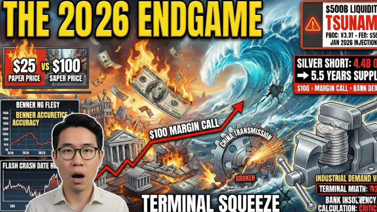 THE 2026 ENDGAME: China’s Trillions, The Silver Squeeze, and The Bank Collapse (All At Once)