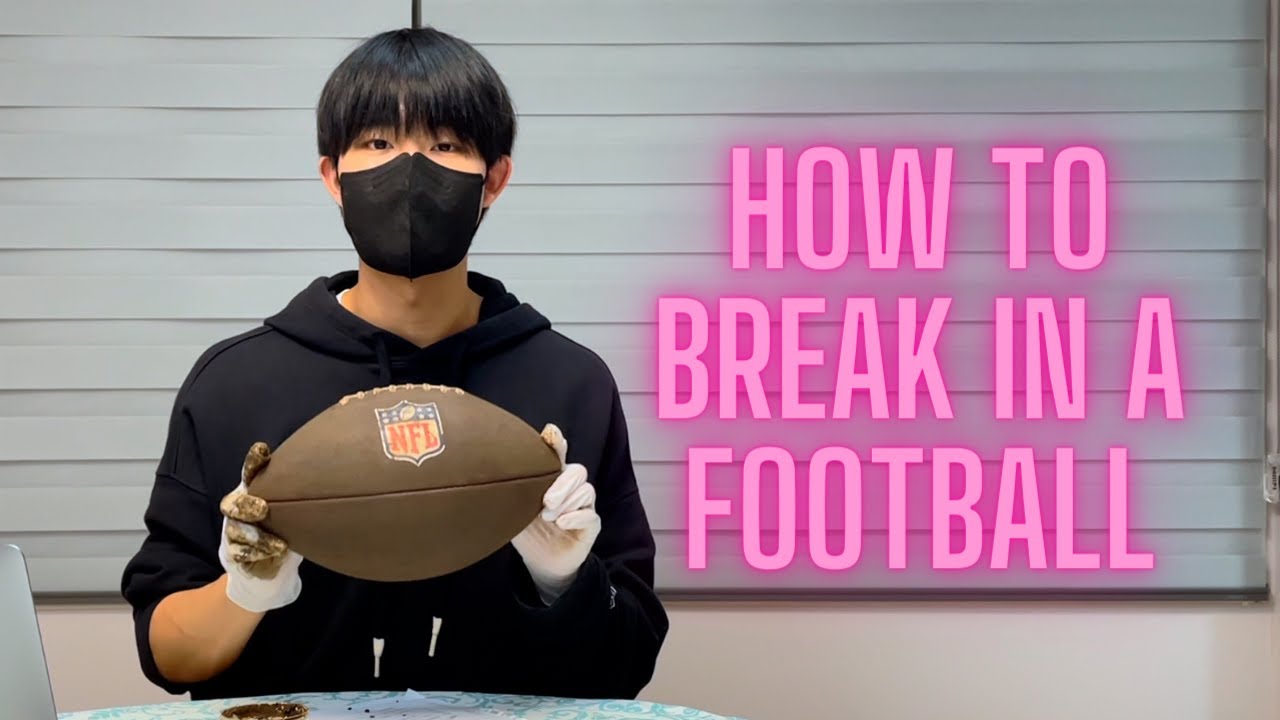 How to break in a Football by Quarterback (Mudding process) - YouTube