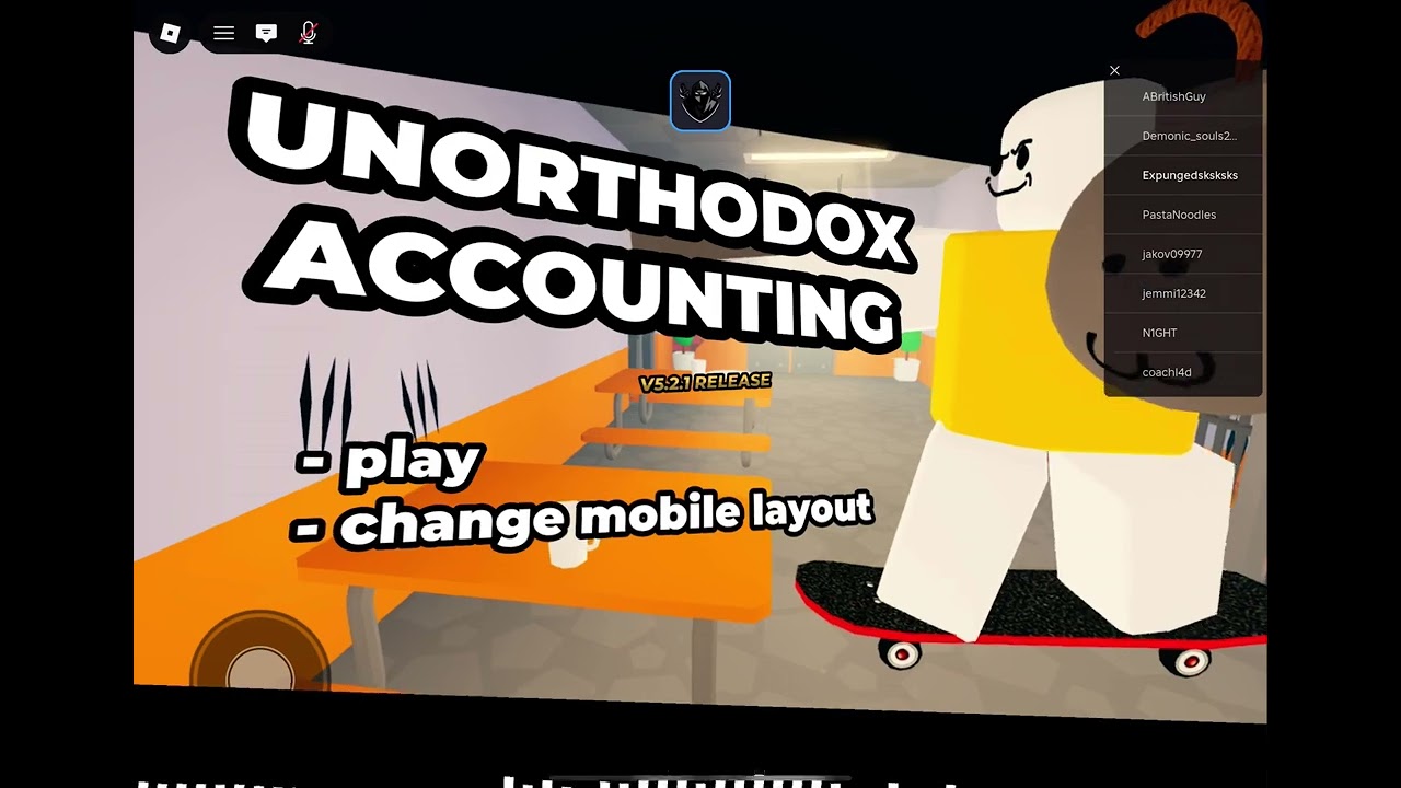 Unorthodox accounting title music game version