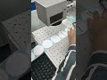 marking on labels by CO2 laser marking machine.#lasermachine.