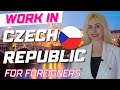 Work In Czech Republic for foreigners 2024