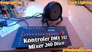 Kontroler DMX 512 Mixer 240 Disco