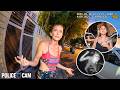 Racist Woman Terrorizes Stranger, Then Snaps on Police