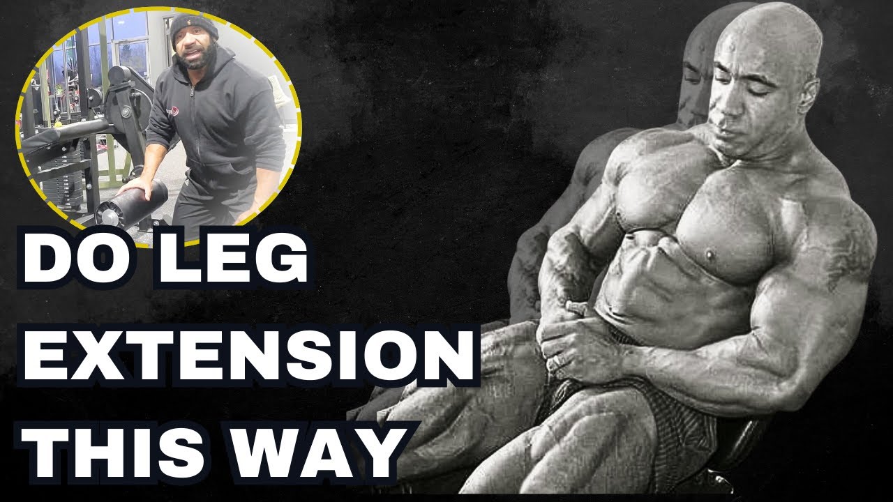 How To Do Leg Extension For Bigger QUADS | Explained in 3 MIN - YouTube