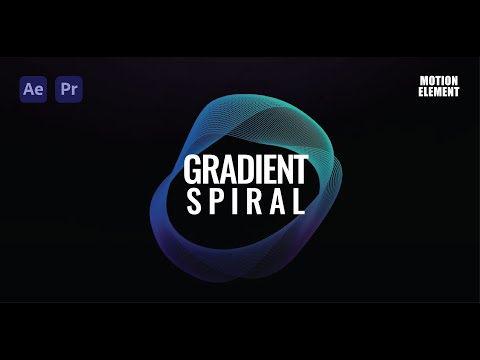 Gradient Spiral Animation - Motion Element
