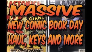 HUGE NEW COMIC BOOK DAY HAUL PLUS SOME GREAT KEYS AND MORE