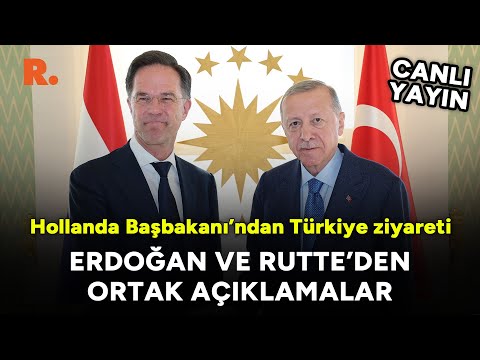 Cumhurbaşkanı Erdoğan ile Hollanda Başbakanı Mark Rutte&#039;den ortak basın toplantısı #CANLI