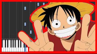 One Piece- Minato Mur -{easy piano tutorial}-(Synthesia)-HD screenshot 5