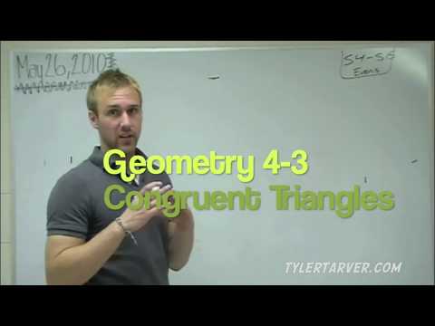 Geometry 4 3 Congruent Triangles