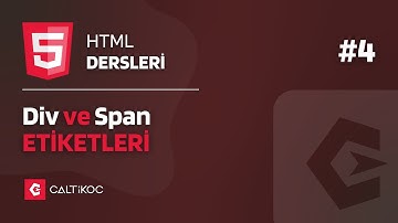 HTML Dersleri 4 - HTML