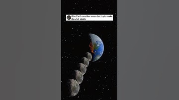 What If Earth Had Two Moons? 🌕🌍 #SpaceShorts