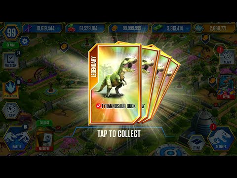 OPEN THEM ALL AND GET THE LEGENDARY CARD TYRANNOSAUR BUCK 