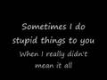 Sorry for the stupid things - Babyface (with lyrics)