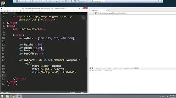 Learning D3 Part 5 - Simple Bar Chart Using SVG