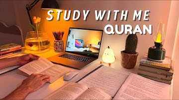 3-Hour Study With Me | Quran recitation | Lofi Quran With Rain | pomodoro 50/10| Study With Anwar