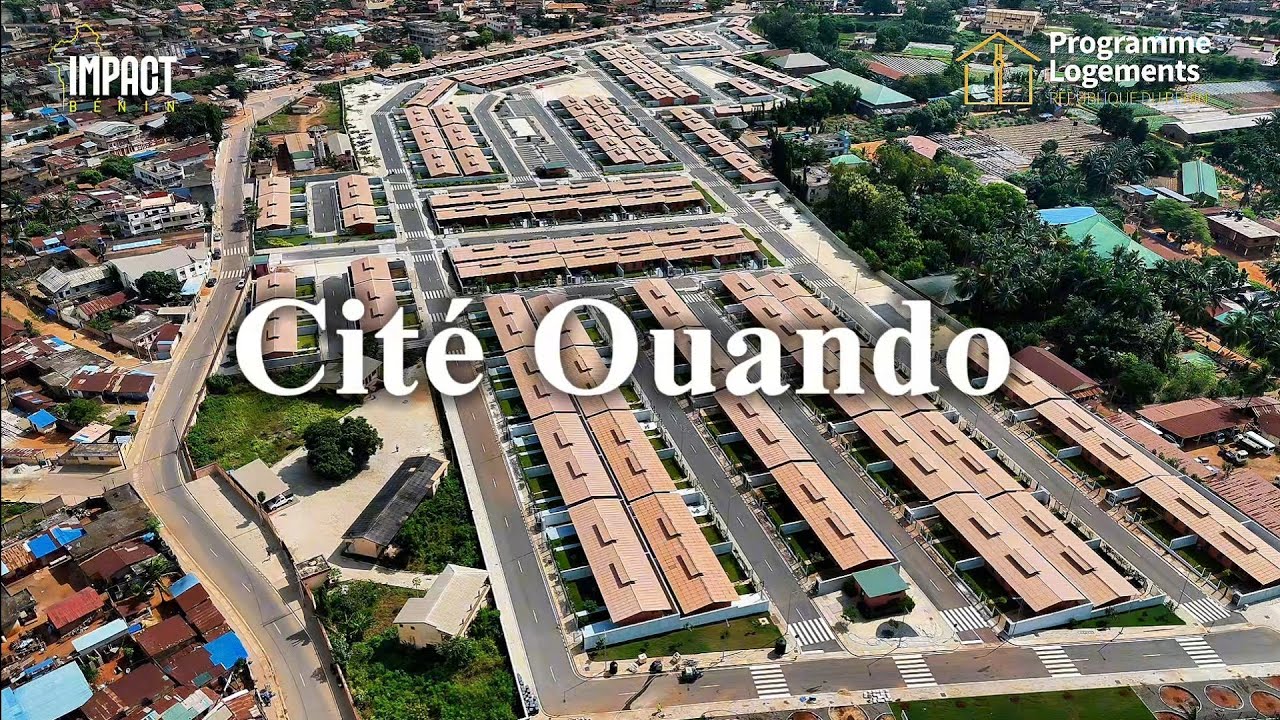 Bénin - Porto-Novo : La cité CNSS de Ouando du Programme 20 000 logements. #benin #city #portonovo
