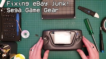 Sega Game Gear with no video or sound - can we fix it?