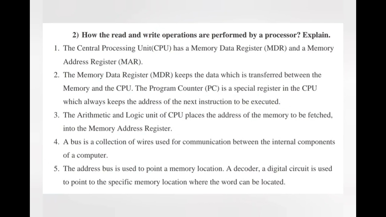 11th std Computer Science - -Chapter - 3. COMPUTER ORGANISATION - Book Back Questions With Answers