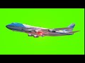 american plane Green Screen - американский самолет хромакей