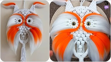 Macrame owl tutorial 🦉