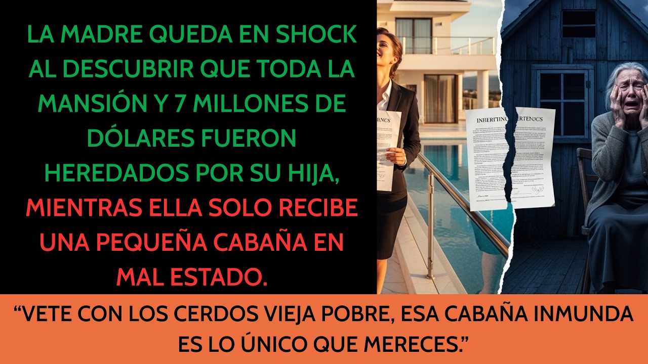 MI HIJA HEREDÓ TODO Y A MÍ ME DEJARON UNA CABAÑA… HASTA QUE SALIÓ EL SECRETO FAMILIAR