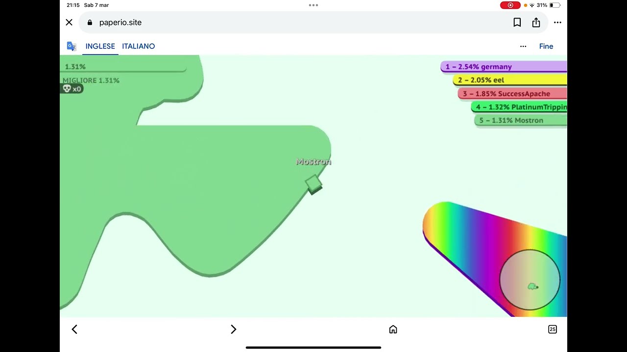 Gioco a paper io 2 di nuovo  