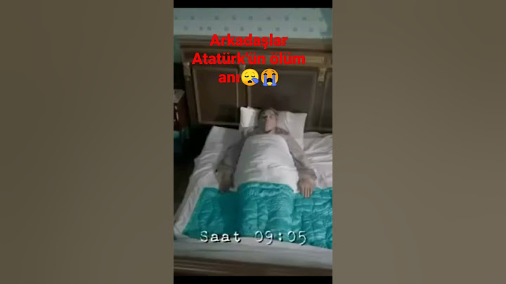 Atatürk'ün ölüm anı😪😭