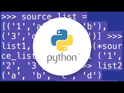 Unpacking a list / tuple of pairs into two lists / tuples