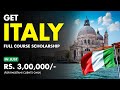 GET ITALY STUDENT VISA WITH FULL SCHOLARSHIP on REGULAR or NO WIN NO FEE BASIS.