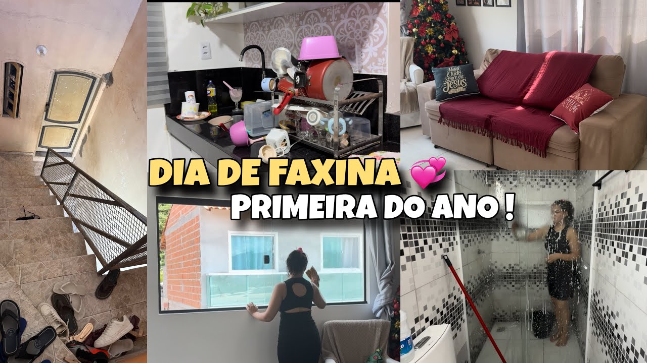 PRIMEIRA FAXINA DO ANO ! CANSEI 🥵