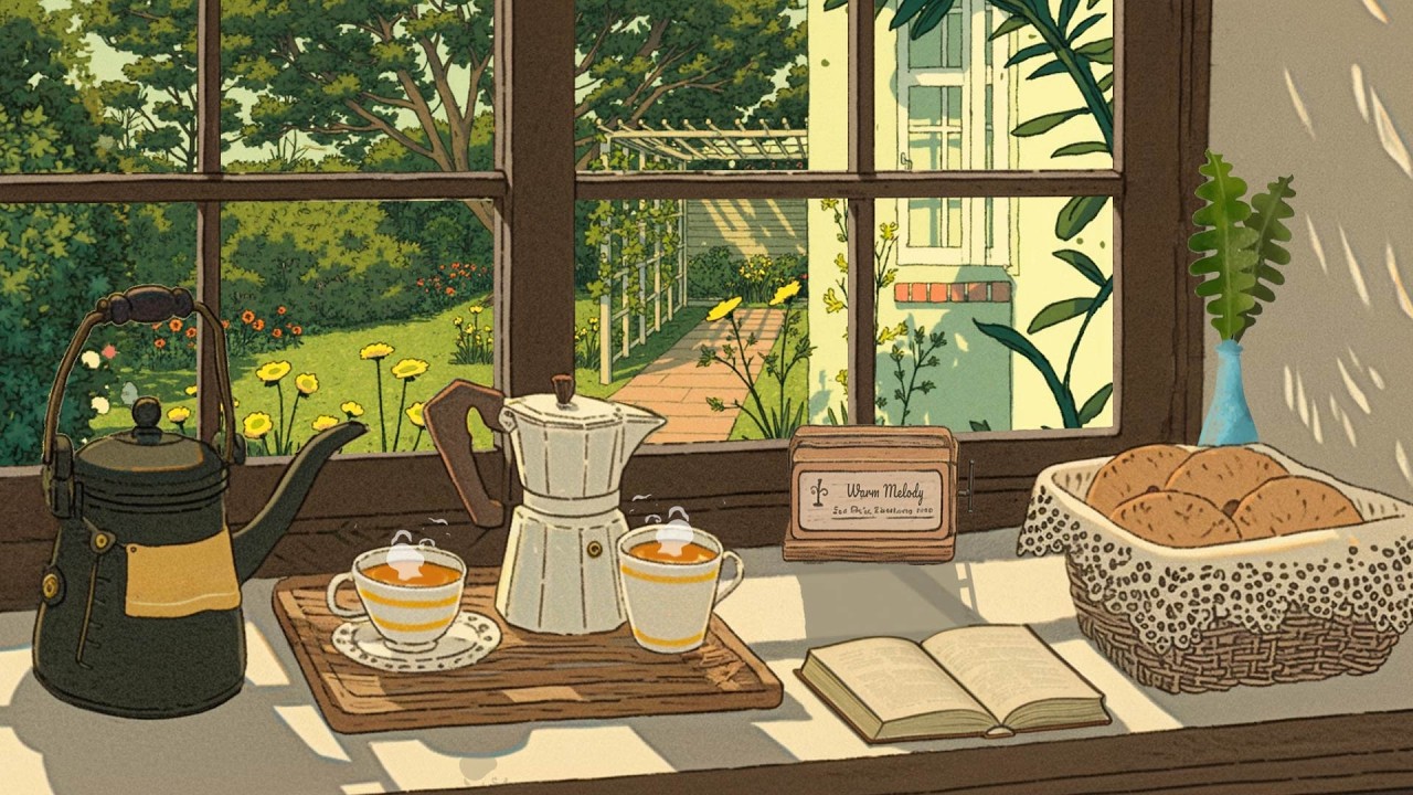 Enjoy the quiet ☕🍃 October coffee vibes & soft lofi beats to heal