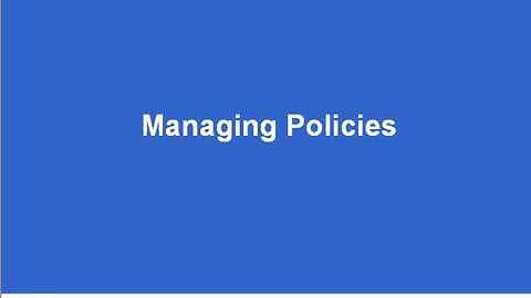 Exchange 2003   Managing Policies