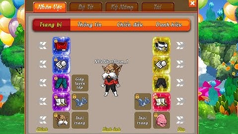 Gọi Rồng Online - Cải Trang Toppo