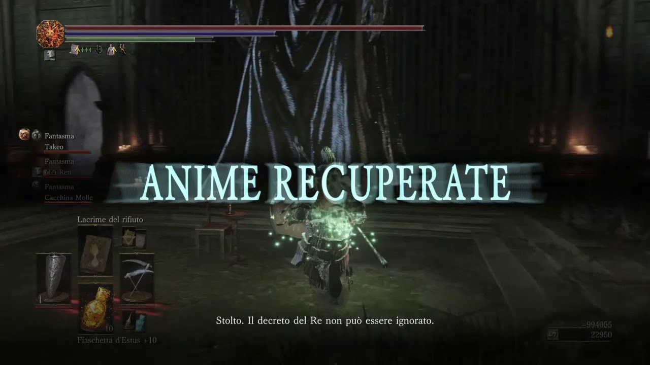 Dark souls 3 -  Mezzaluce - Lanciare della chiesa - run 8