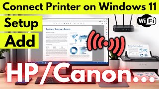 Celebrity How to Connect Printer on Windows 11 (SETUP + ADD = Print) Profile