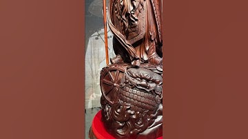 Quan công trấn ải tử đàn #điêukhắcgỗ #tượng_phong_thủy #tuonggonguyenhong #phật