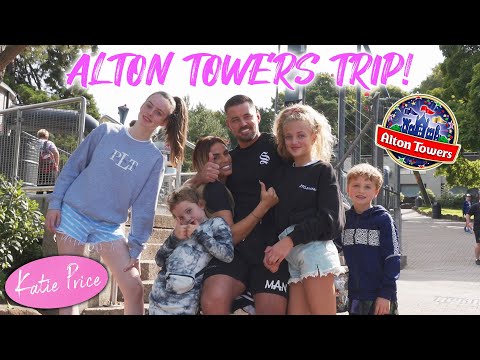 KATIE PRICE: ALTON TOWERS WITH THE FAMILY! (FUNNY!)