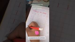 Orientación Espacial para ubicación en el cuaderno de cuadros parvulario.
