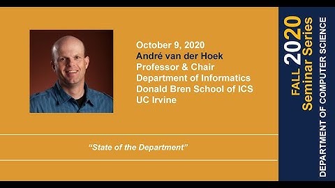 State of the Department, André van der Hoek