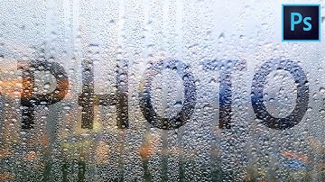 Rain Text Effect - Photoshop Tutorial