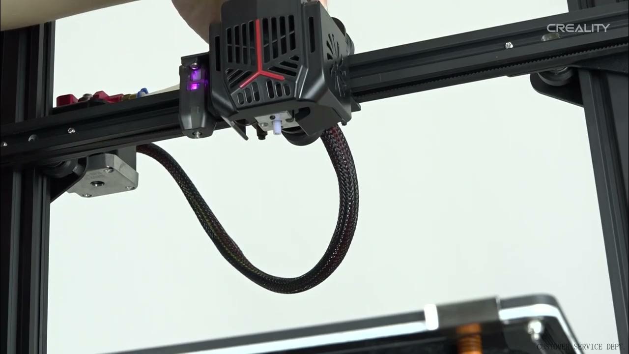 Service tutorial Ender 3 Max Neo needle cleaning and nozzle