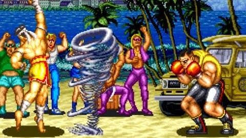 Fatal Fury: King of Fighters Joe Higashi Playthrough with (No losses)